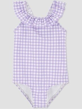 Gingham one piece swimsuit